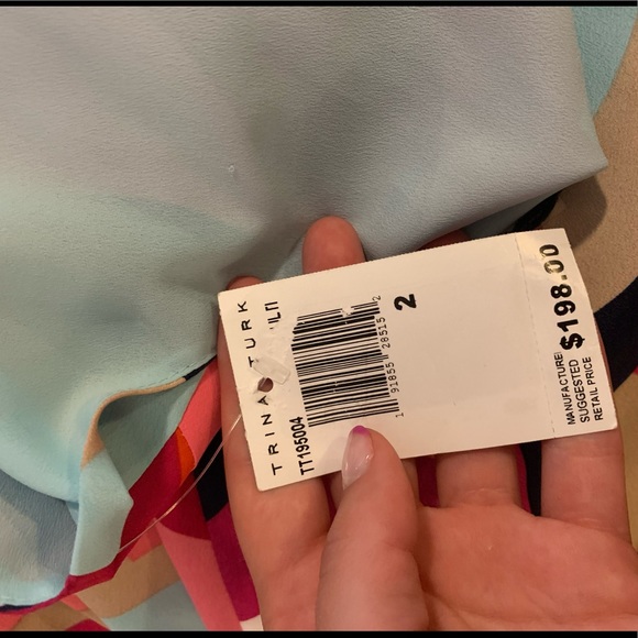 NWT Trina Turk Colorful Jumpsuit (Womens size 2) - Picture 6 of 6